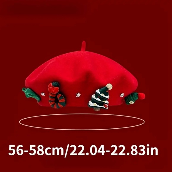 Stylish Christmas Beret - Picture 8 of 12